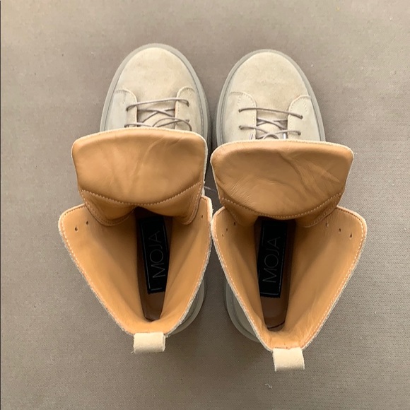 Suede combat boots -size 8.5 - Picture 3 of 13